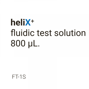 Fluidic Test solution <span style="font-weight:bold;">heli</span><span style="color:#009FE3; font-weight:bold;">X</span><sup>+</sup>, 800 µL
